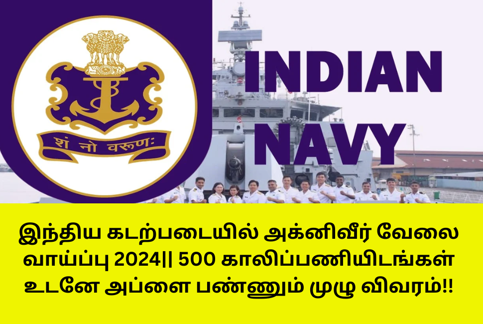 Indian Navy Agniveer Recruitment 2024 Apply Now
